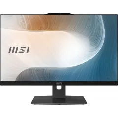 Моноблок MSI Modern AM242P 12M-1071XRU 23.8" Full HD i7 1255U (1.7) 16Gb SSD512Gb Iris Xe без ОС GbitEth WiFi BT 120W клавиатура мышь Cam черный 1920x1080