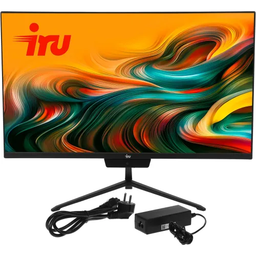 Моноблок IRU P233 23.8" Full HD i3 1220P (1.5) 16Gb SSD512Gb UHDG CR без ОС GbitEth WiFi BT 65W Cam черный 1920x1080