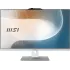 Моноблок MSI Modern AM242P 1M-1020XRU 23.8" Full HD Core 7 150U (1.8) 16Gb SSD512Gb Graphics без ОС GbitEth WiFi BT 120W клавиатура мышь Cam белый 1920x1080