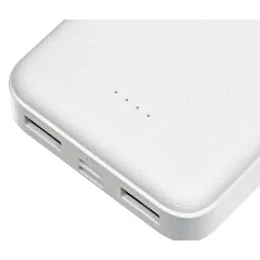 Мобильный аккумулятор Buro T4-10000 10000mAh 10W 2A 2xUSB-A белый (T4-10000-WT)