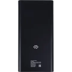 Мобильный аккумулятор Digma DGP-30000-4U 30000mAh QC4.0/PD3.0 22.5W 3A 4xUSB-A/USB-C черный (DGP-30000-4U-B)