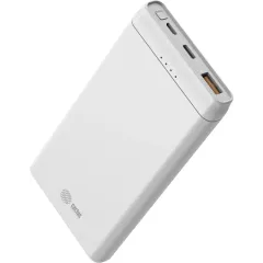 Мобильный аккумулятор Cactus CS-PBFSMT-10000 10000mAh 10.5W 2.1A 2xUSB-A белый