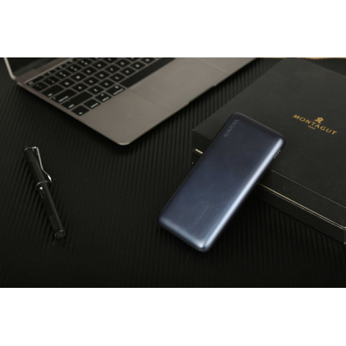 Мобильный аккумулятор Romoss WSL10 10000mAh QC2.0 18W 3A USB-A/USB-C беспров.зар. синий