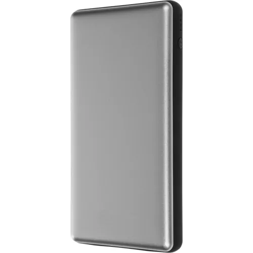 Мобильный аккумулятор Redline PDP-3A 10000mAh 3A 2xUSB-A/USB-C серебристый (УТ000018984)