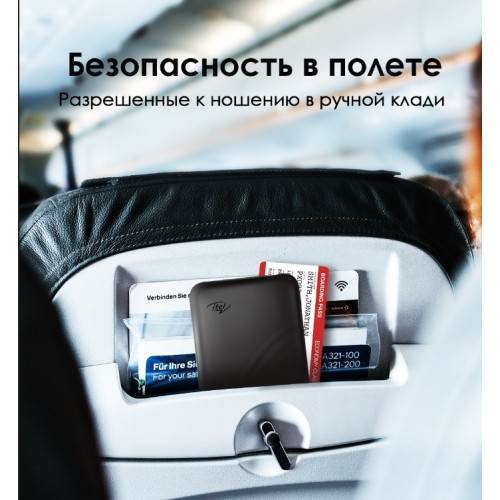 Мобильный аккумулятор Itel Star 200C 20000mAh QC3.0/PD3.0/PE2.0 2.1A USB-A/USB-C черный