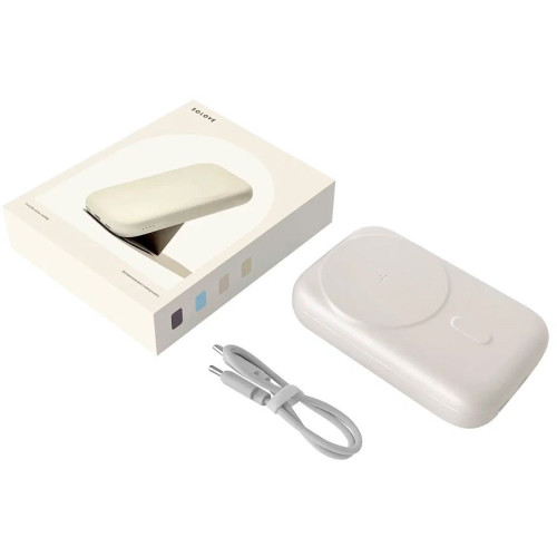Мобильный аккумулятор Solove Mi W13 10000mAh QC3.0/PD3.0 20W 3A USB-C беспров.зар. белый (W13 WHITE RUS)
