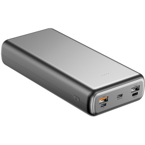 Мобильный аккумулятор TFN Solid PB-283 30000mAh QC/PD 20W 3A 3xUSB-A/USB-C черный (TFN-PB-283-BK)
