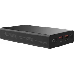 Мобильный аккумулятор Digma DGPD100WA 20000mAh QC3.0/PD3.0 100W 5A 2xUSB-A/2xUSB-C черный (DGPD20A100ABK)