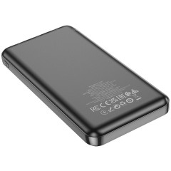 Мобильный аккумулятор Hoco J100 High-ranking 10000mAh 2.1A 2xUSB-A черный
