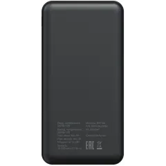 Мобильный аккумулятор Buro BPF10A 10000mAh QC3.0/PD3.0 22.5W 3A 2xUSB-A/USB-C черный (BPF10A22PBK)