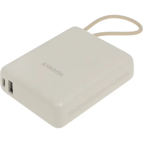 Мобильный аккумулятор Xiaomi BHR9333GL 10000mAh PD 33W 3A USB-A/USB-C бежевый