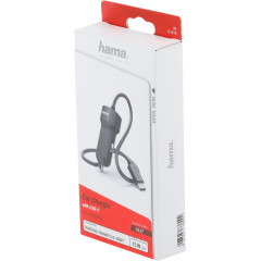 Автомобильное зар./устр. Hama H-173618 15W 3A (PD) универсальное черный (00173618)