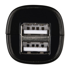 Автомобильное зар./устр. Hama H-1401660 12W 1.2A+1.2A 2xUSB универсальное черный (00173624)