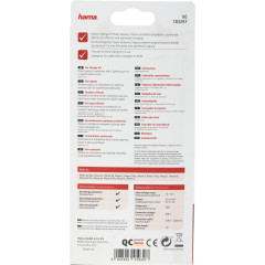 Автомобильное зар./устр. Hama H-183297 18W 3A (PD) USB Type-C для Apple белый (00183297)