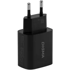 Сетевое зар./устр. Digma DGW3C 30W 3A (PD) USB-C универсальное черный (DGW3C0F010BK)