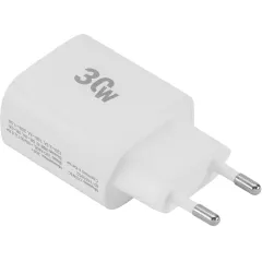 Сетевое зар./устр. Digma DGW3C 30W 3A (PD) USB-C универсальное белый (DGW3C0F010WH)