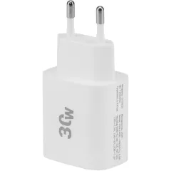 Сетевое зар./устр. Digma DGW3C 30W 3A (PD) USB-C универсальное белый (DGW3C0F010WH)