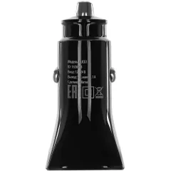 Автомобильное зар./устр. Buro BUCG1 15.5W 3.1A 2xUSB универсальное черный (BUCG15S200BK)