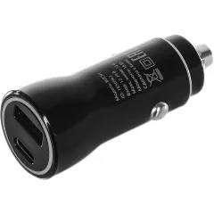 Автомобильное зар./устр. Buro BUCN1 18W 3A (PD+QC) USB-C/USB-A универсальное черный (BUCN18P110BK)