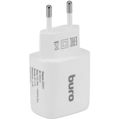 Сетевое зар./устр. Buro BUWH1 15.5W 3.1A 2xUSB универсальное белый (BUWH15S200WH)