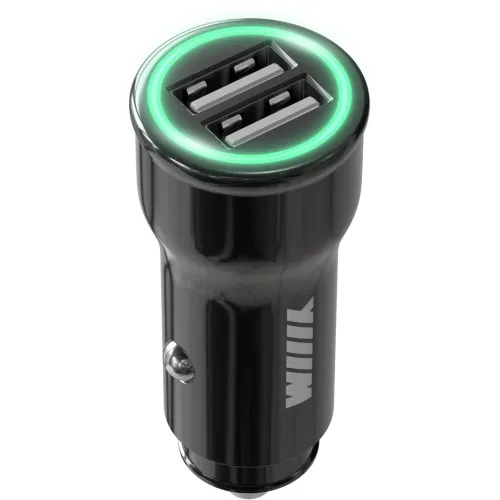 Автомобильное зар./устр. Wiiix UCC-5-2-01-ANT 2.4A (PD) 2xUSB универсальное черный