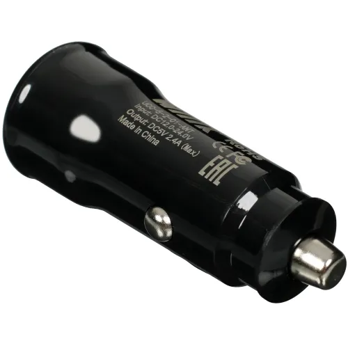 Автомобильное зар./устр. Wiiix UCC-5-2-01-ANT 2.4A (PD) 2xUSB универсальное черный
