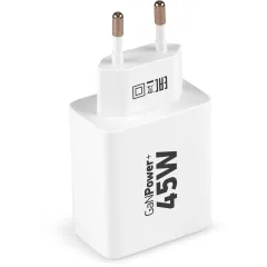 Сетевое зар./устр. Digma Pro DPW4A 45W 3A (PD+QC) USB-C/USB-A универсальное белый (DPW4A5GX11WH)