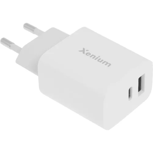 Сетевое зар./устр. Xenium X302 30W 3A+2A USB/USB Type-C универсальное белый (CCX3020W/00)