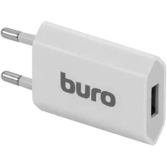 Сетевое зар./устр. Buro TJ-164w 5W 1A USB универсальное белый