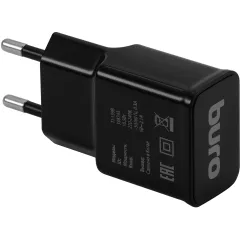 Сетевое зар./устр. Buro TJ-159b 10.5W 2.1A USB-A универсальное черный