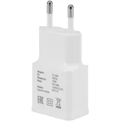 Сетевое зар./устр. Buro TJ-159w 10.5W 2.1A USB-A универсальное белый