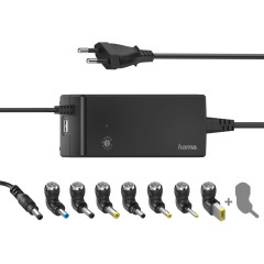 Блок питания Hama H-200004 автоматический 90W 12V-22V 8-коннект. 4A от бытовой электросети