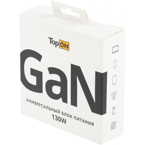Блок питания TopON TOP-GaN-130WB автоматический 130W 5V-20V 5A от бытовой электросети LED индикатор
