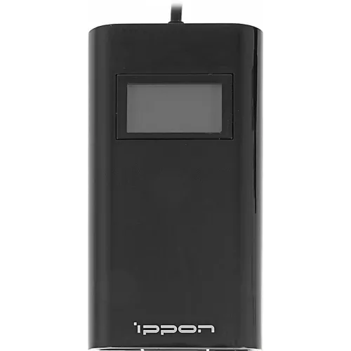 Блок питания Ippon D65U автоматический 65W 15V-19.5V 11-коннект. 3.5A от бытовой электросети LСD индикатор
