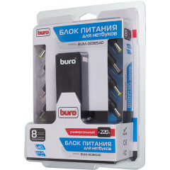 Блок питания Buro BUM-0036S40 автоматический 40W 9.5V-20V 8-коннект. от бытовой электросети LED индикатор