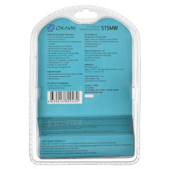 Мышь Оклик 515MW черный/серый оптическая 1200dpi беспров. USB для ноутбука 3but (1018267)