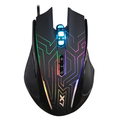 Мышь A4Tech X87 черный оптическая 2400dpi USB 8but (X87 (MAZE))