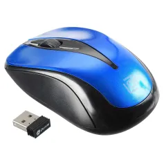 Мышь Оклик 675MW черный/синий оптическая 1200dpi беспров. USB для ноутбука 3but (1025918)