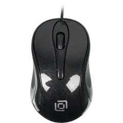 Мышь Оклик 385M черный оптическая 1600dpi USB для ноутбука 3but (1066858)