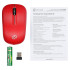 Мышь Оклик 525MW черный/красный оптическая 1000dpi беспров. USB для ноутбука 3but (1090720)