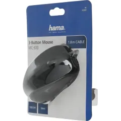 Мышь Hama MC-300 черный оптическая 1200dpi USB 3but (00182606)