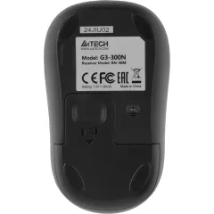 Мышь A4Tech G3-300N черный оптическая 1200dpi беспров. USB для ноутбука 3but (G3-300N (BLACK))