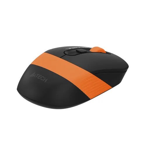 Мышь A4Tech Fstyler FG10 черный/оранжевый оптическая 2000dpi беспров. USB 4but (FG10 ORANGE)
