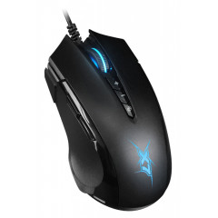 Мышь A4Tech X89 черный оптическая 2400dpi USB 8but (X89 (BLACK))