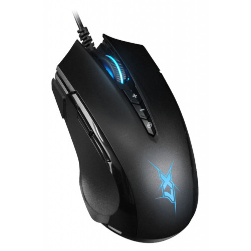 Мышь A4Tech X89 черный оптическая 2400dpi USB 8but (X89 (BLACK))