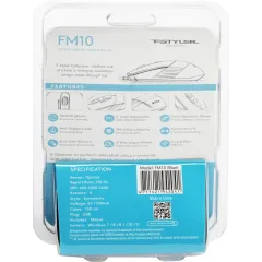 Мышь A4Tech Fstyler FM10 черный/синий оптическая 1600dpi USB 4but (FM10 BLUE)