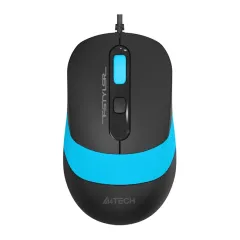 Мышь A4Tech Fstyler FM10 черный/синий оптическая 1600dpi USB 4but (FM10 BLUE)