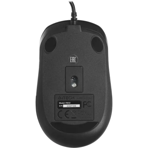 Мышь A4Tech Fstyler FM10 черный/оранжевый оптическая 1600dpi USB 4but (FM10 ORANGE)