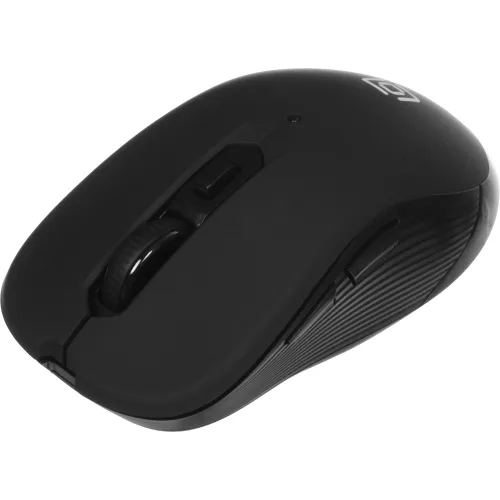 Мышь Оклик 610MWC черный оптическая 1600dpi беспров. USB/USB-C для ноутбука 6but (1158012)
