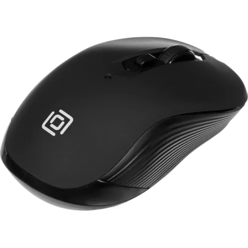 Мышь Оклик 610MWC черный оптическая 1600dpi беспров. USB/USB-C для ноутбука 6but (1158012)